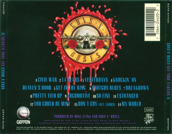 Guns N' Roses - Use Your Illusion II (CD, Album) (Very Good Plus (VG+)) - Image 2