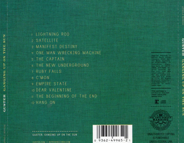 Guster - Ganging Up On The Sun (CD, Album) (Near Mint (NM or M-)) - Image 2