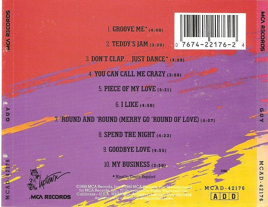 Guy - Guy (CD, Album) (Near Mint (NM or M-)) - Image 2