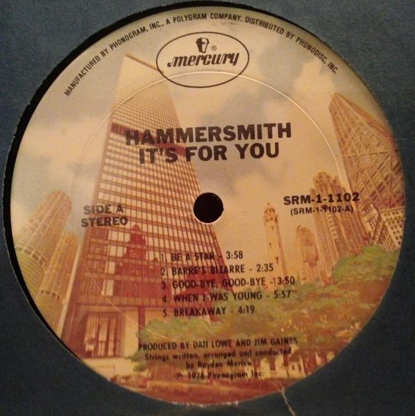 Hammersmith - It's For You (LP, Album) (Very Good Plus (VG+)) - Image 4