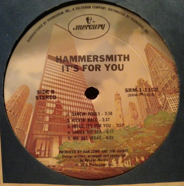 Hammersmith - It's For You (LP, Album) (Very Good Plus (VG+)) - Image 5