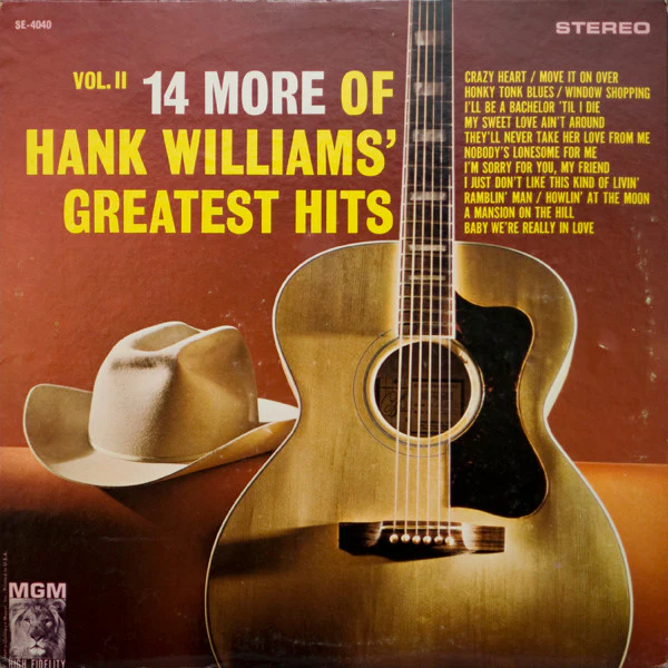 Hank Williams - 14 More Of Hank Williams' Greatest Hits Vol. II (LP, Comp, Club, RE) (Very Good Plus (VG+))