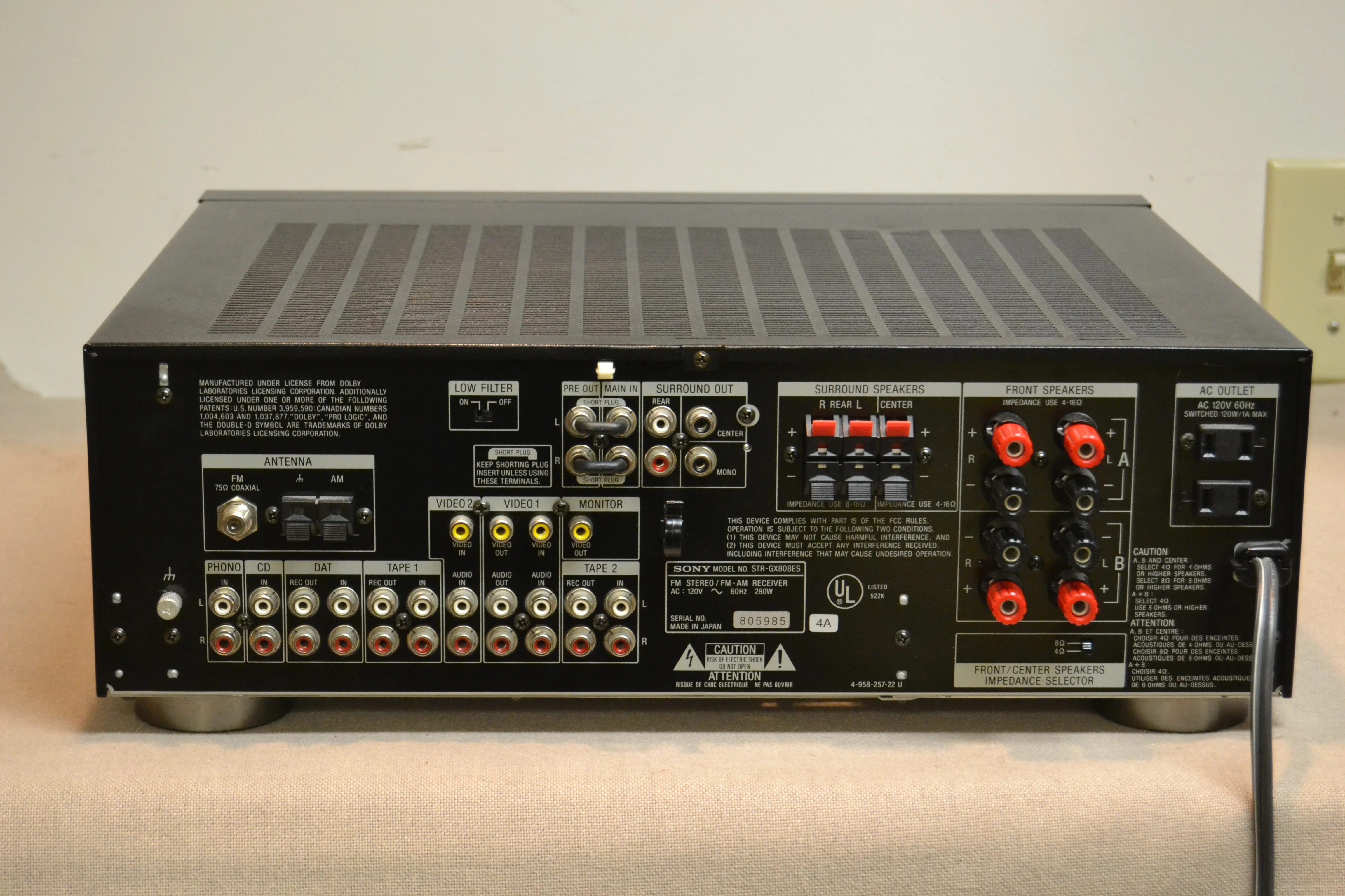 Harman Kardon AVR45 Audio and Video Receiver (1998-99) * 65W RMS - Image 8