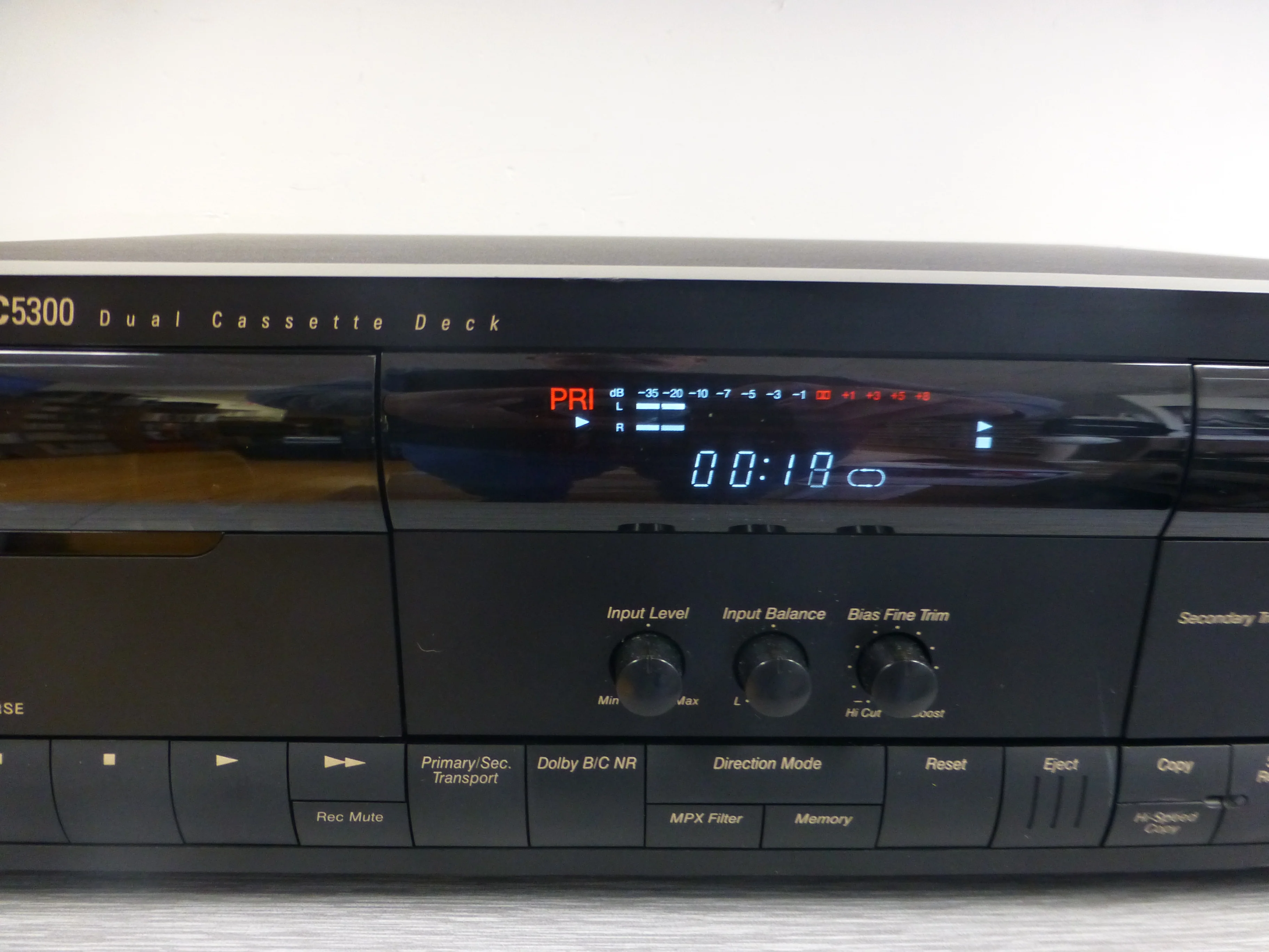 Harman Kardon DC5300 Stereo Double Cassette Deck - Image 3