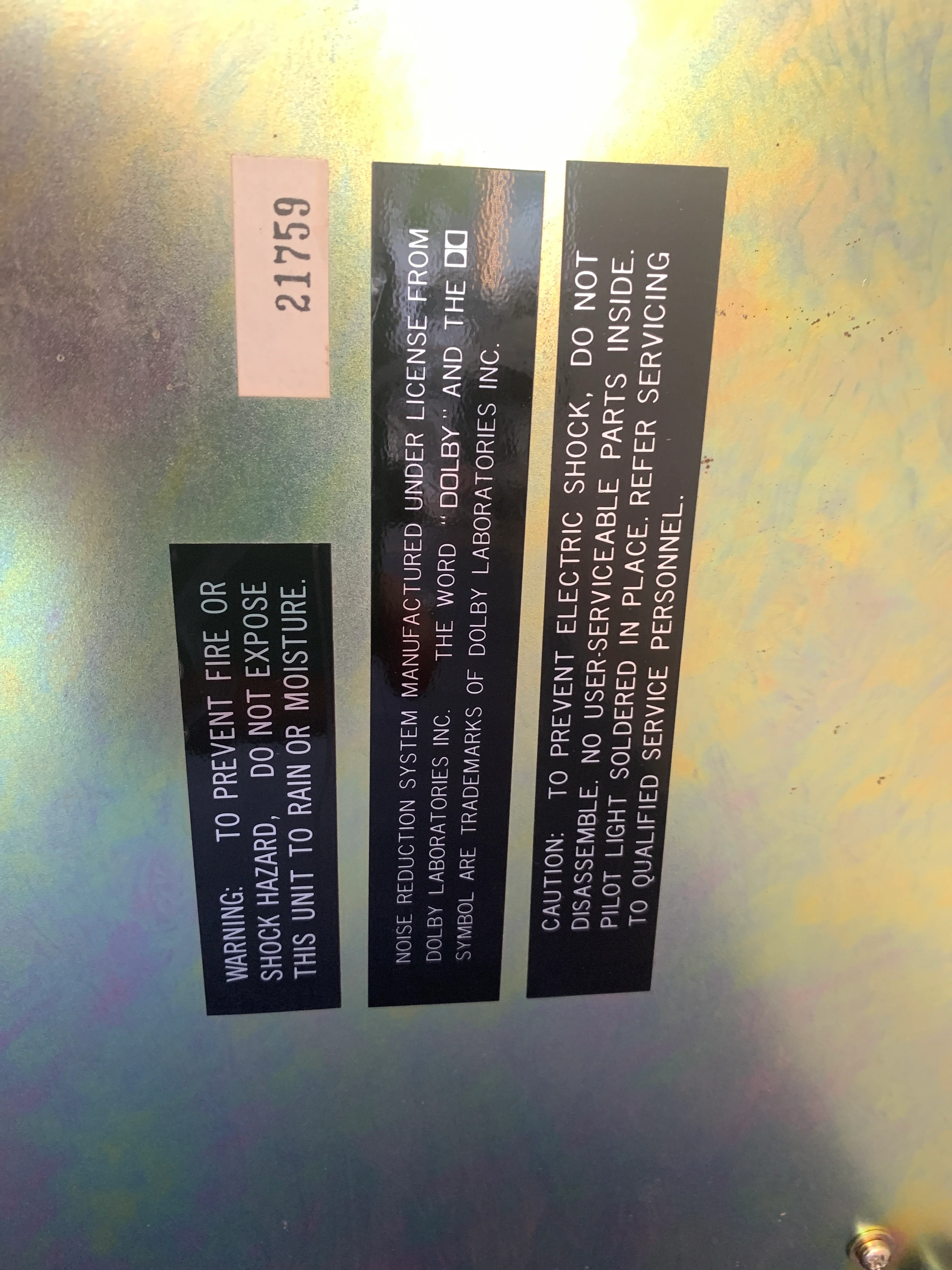 Harman Kardon HK2000 Single Cassette Deck * New Belts - Image 19