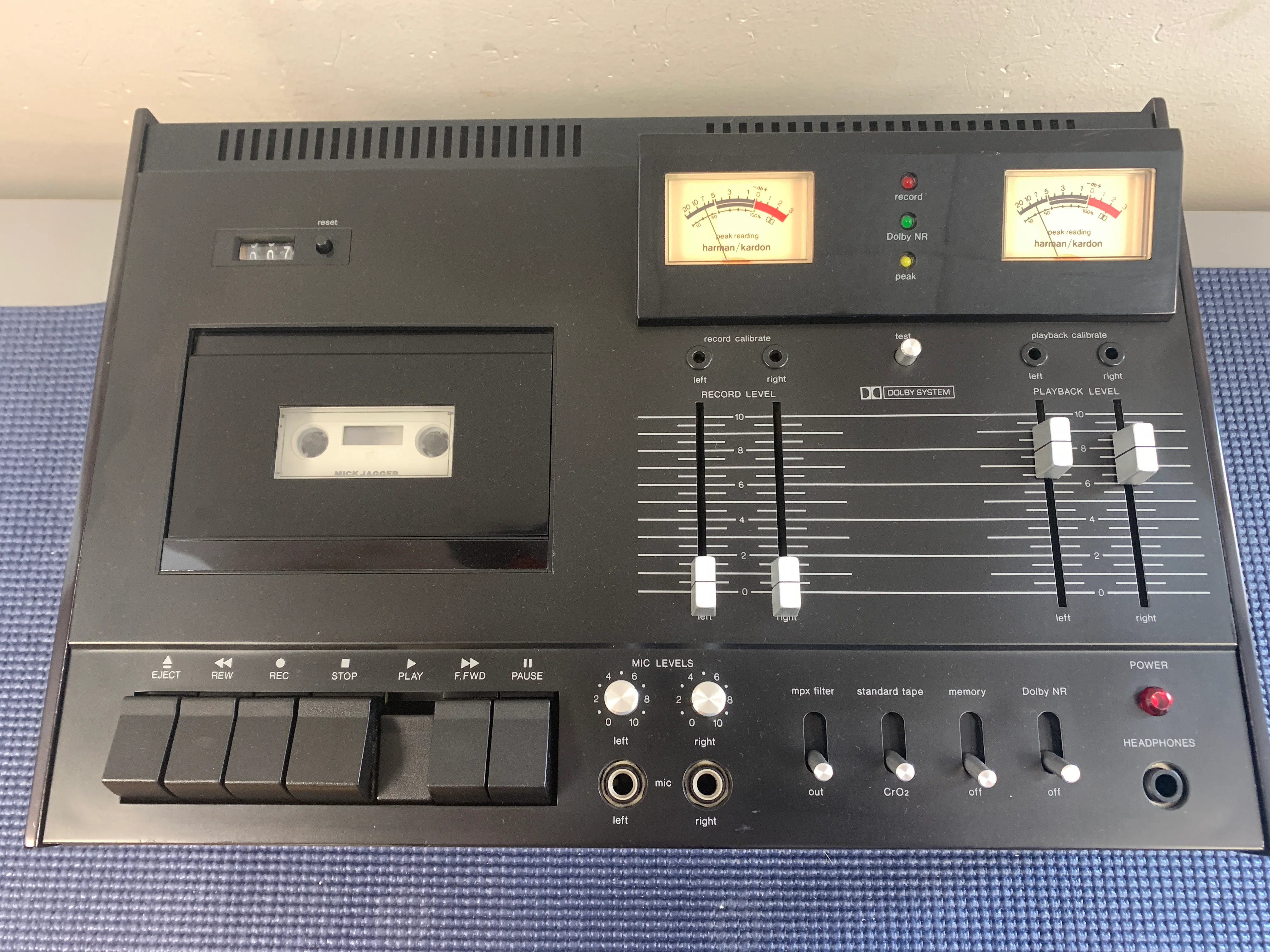 Harman Kardon HK2000 Single Cassette Deck * New Belts - Image 2