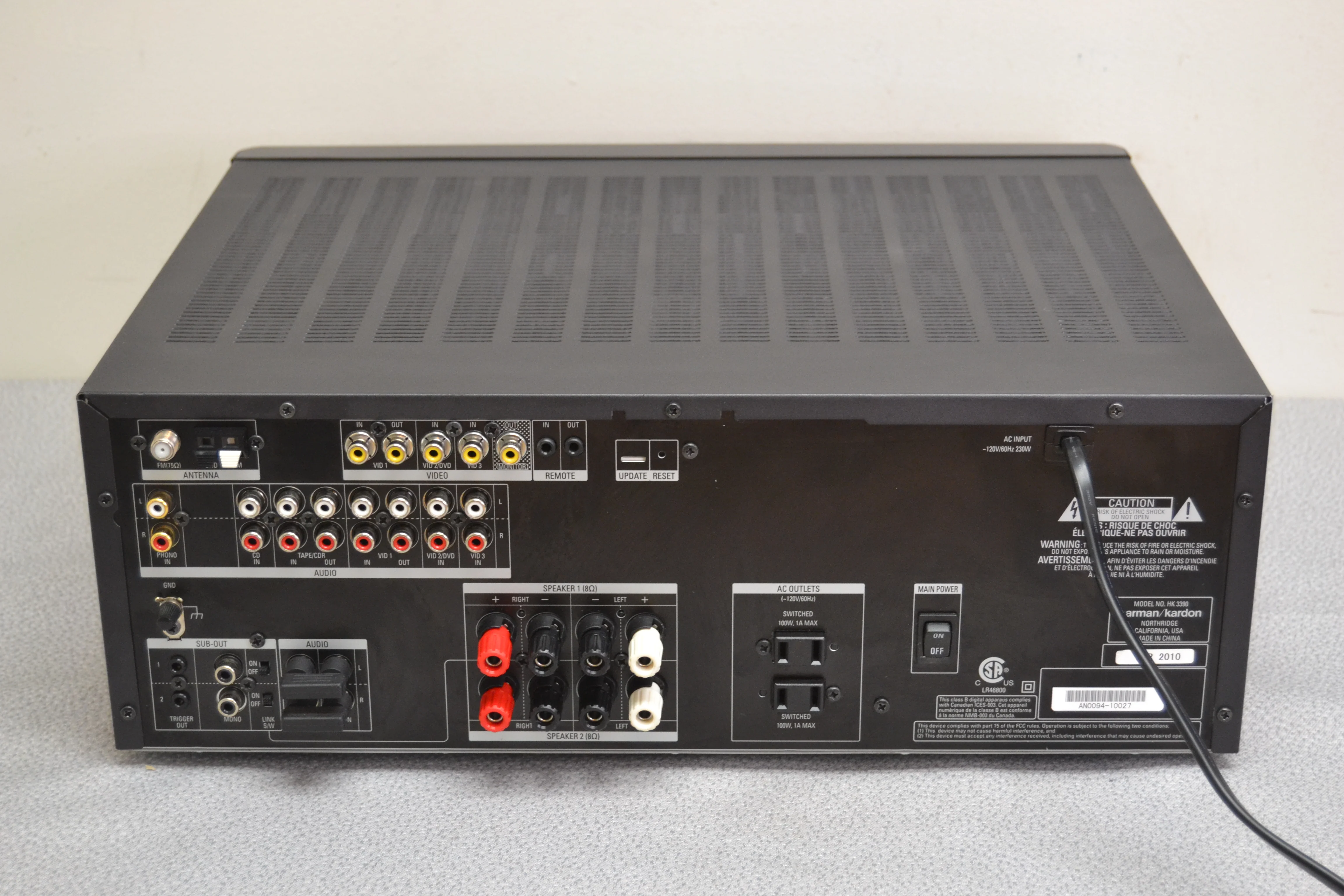 Harman Kardon HK3390 Stereo Receiver * 80W RMS * Remote * Manual - Image 12