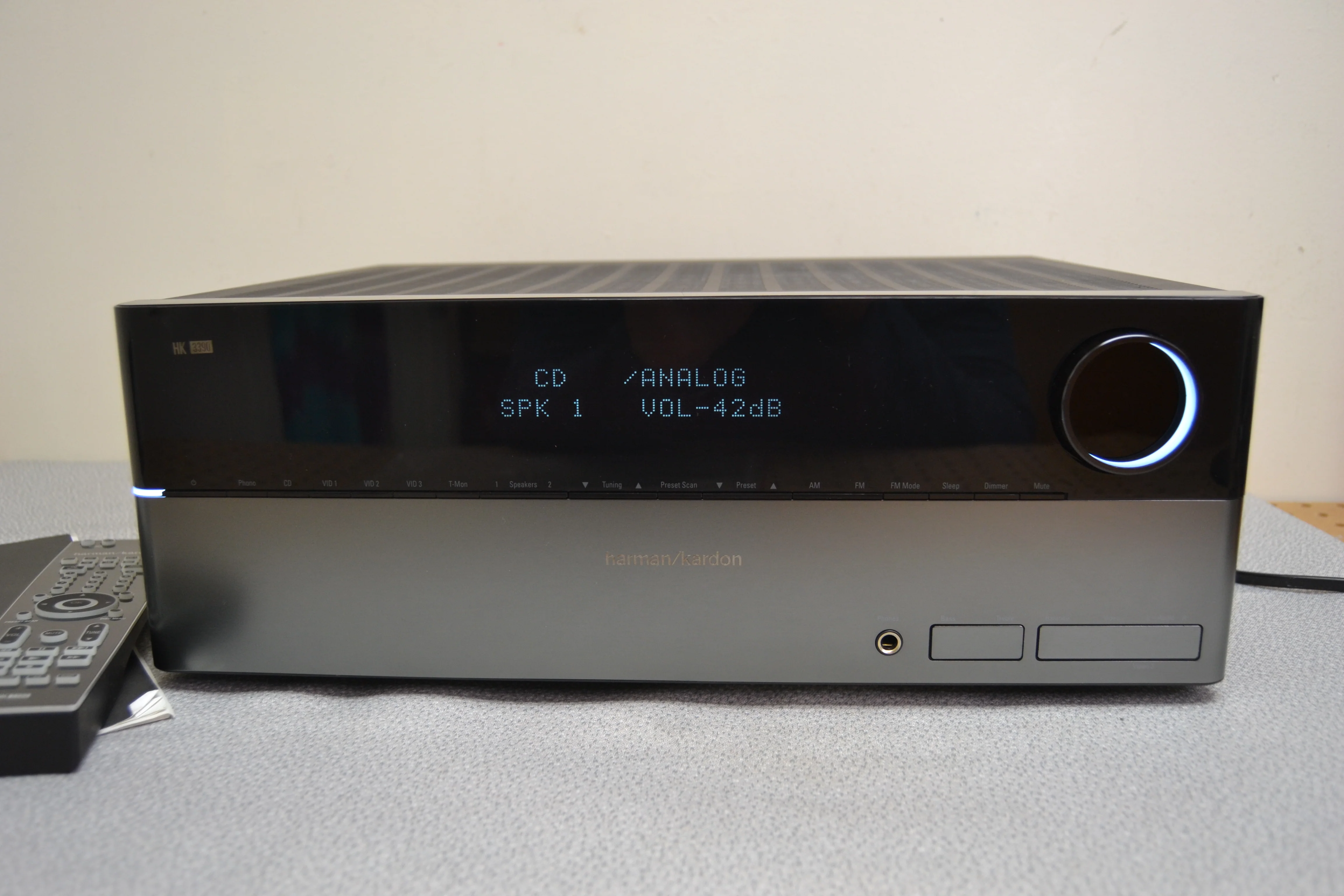Harman Kardon HK3390 Stereo Receiver * 80W RMS * Remote * Manual - Image 2
