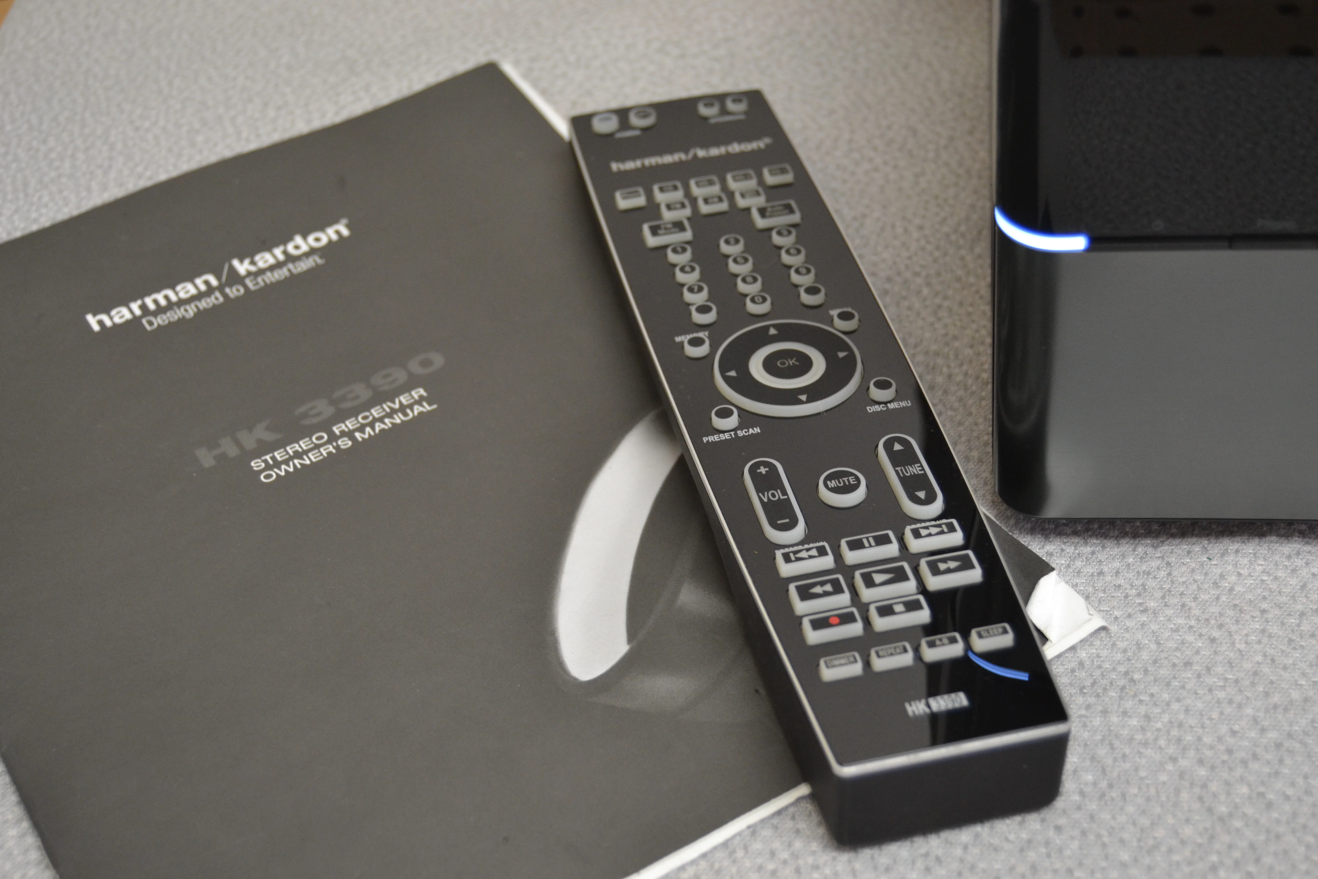 Harman Kardon HK3390 Stereo Receiver * 80W RMS * Remote * Manual - Image 8