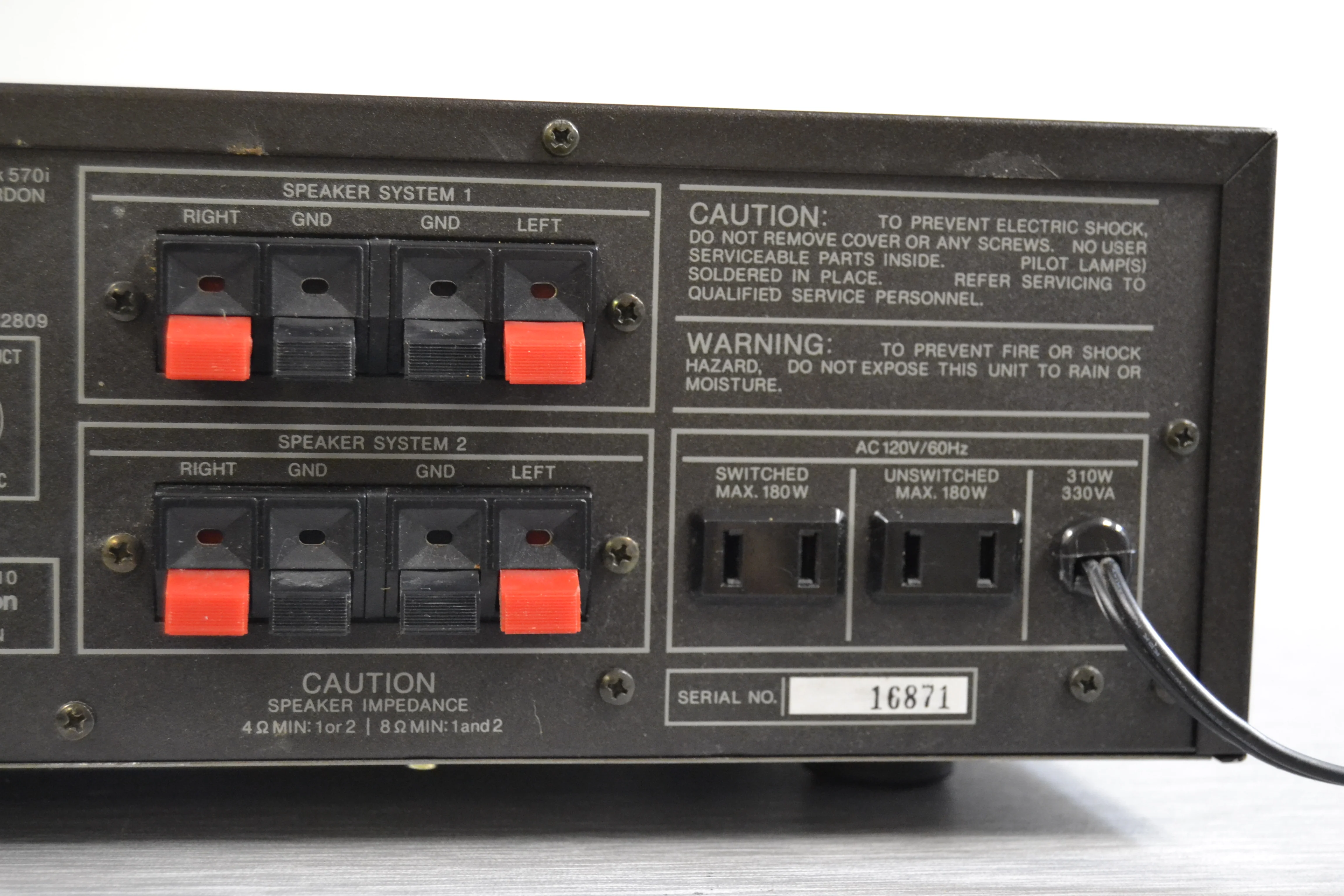 Harman Kardon HK570i Stereo Receiver * 45W RMS * 1983 - Image 12