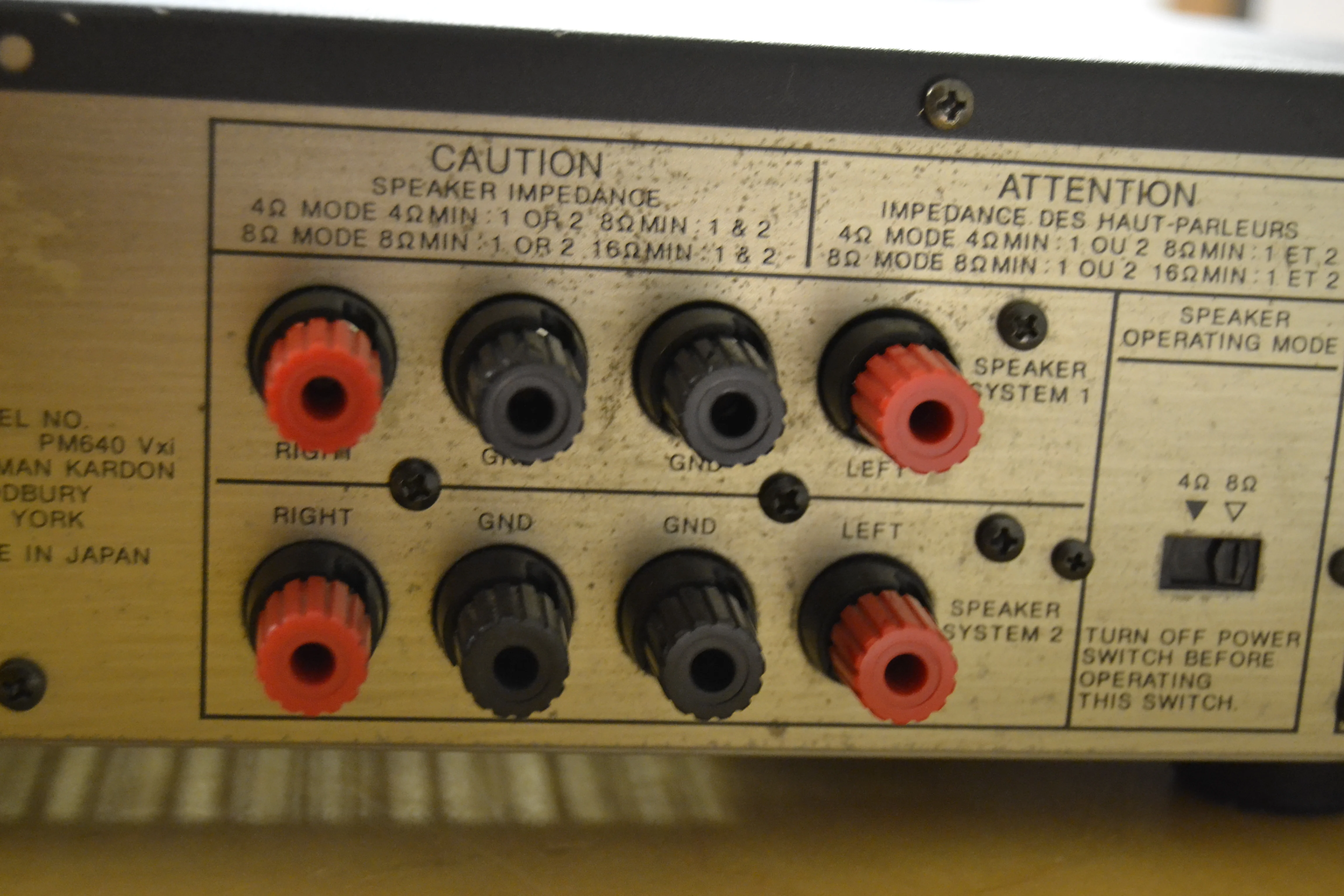 Harman Kardon PM-640vxi Integrated Amplifier * 45W RMS * 1987 - Image 13