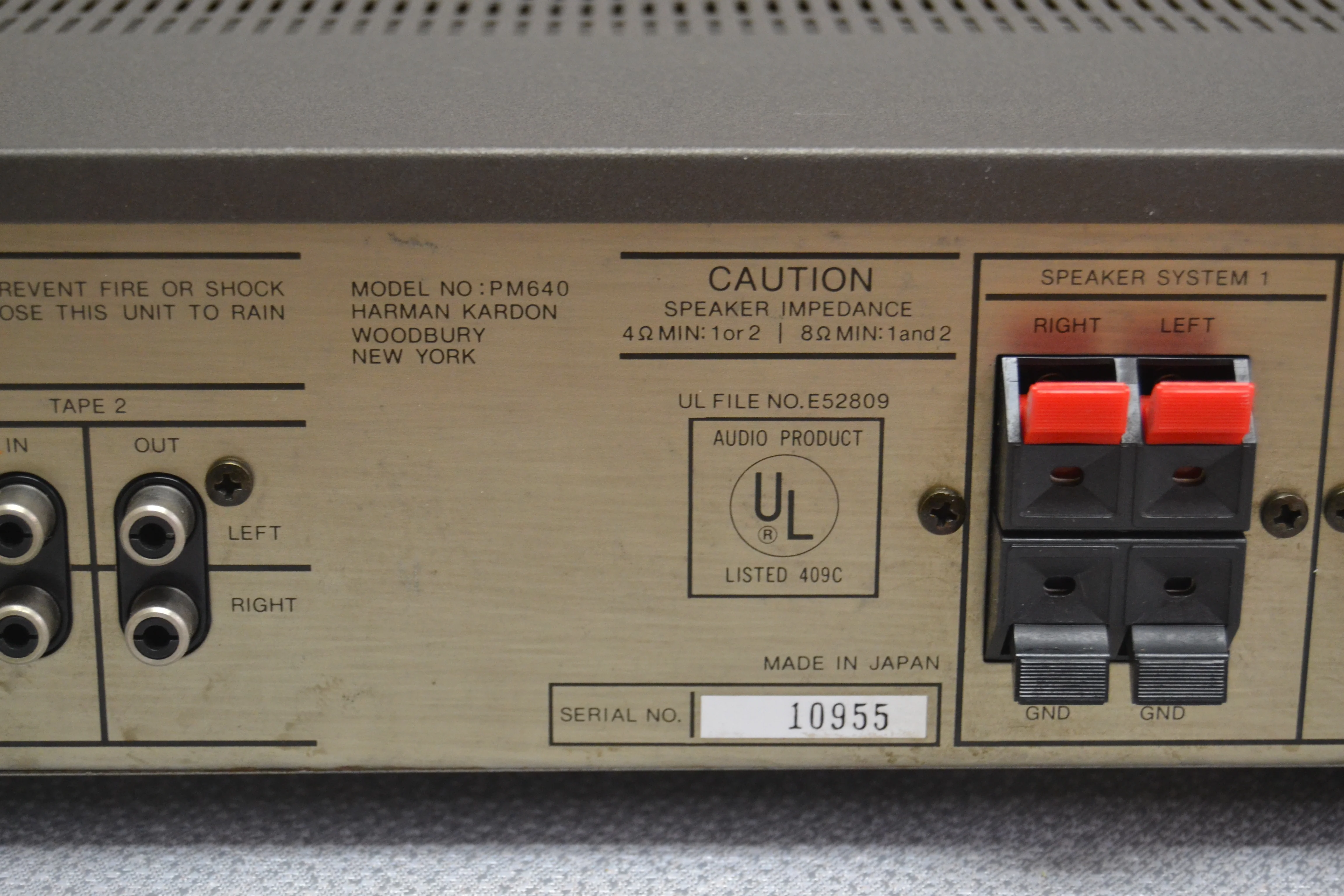 Harman Kardon PM640 Stereo Integrated Amplifier * 35W RMS * 1983 - Image 13