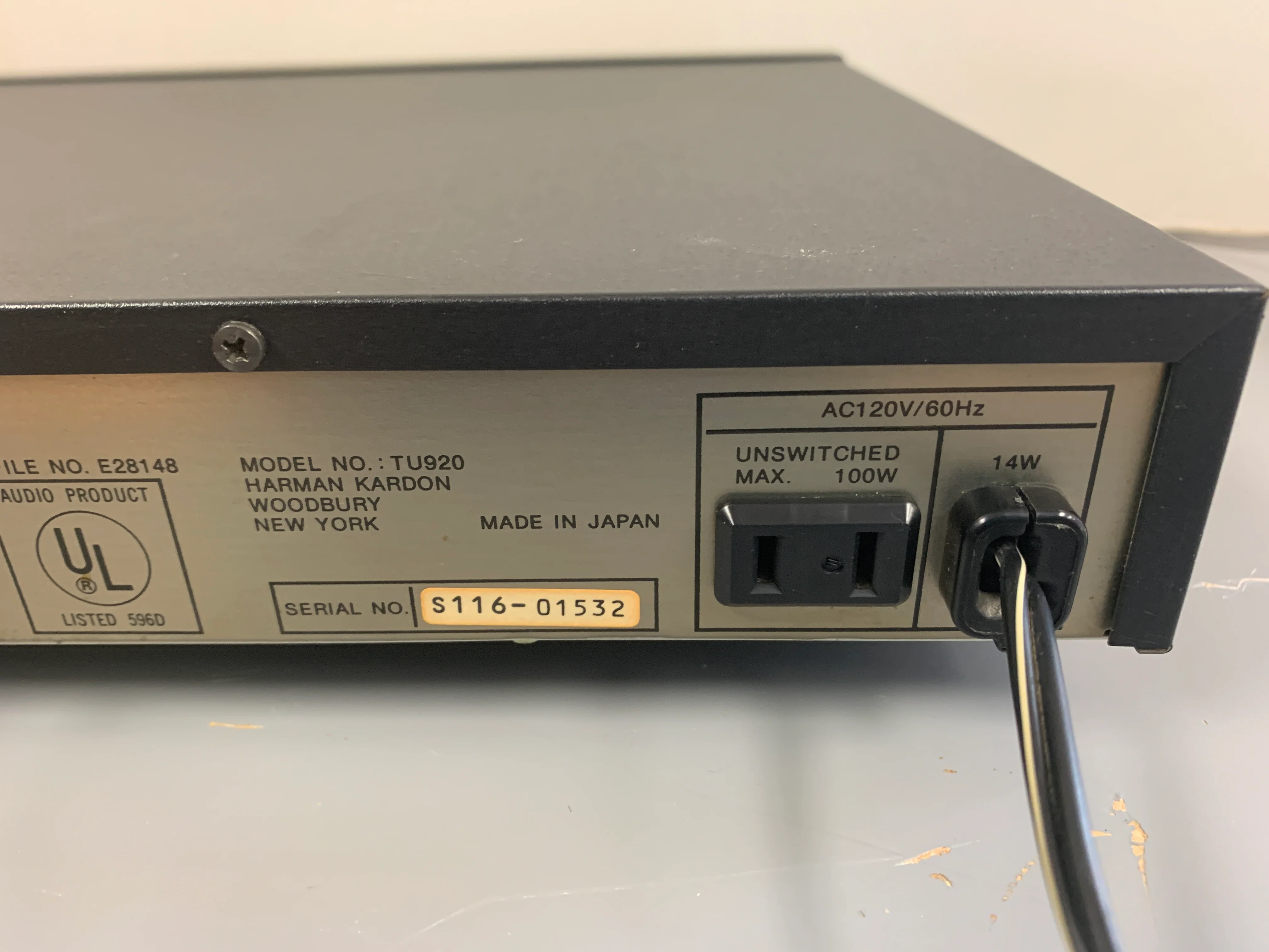 Harman Kardon TU920 Stereo Tuner - Image 14