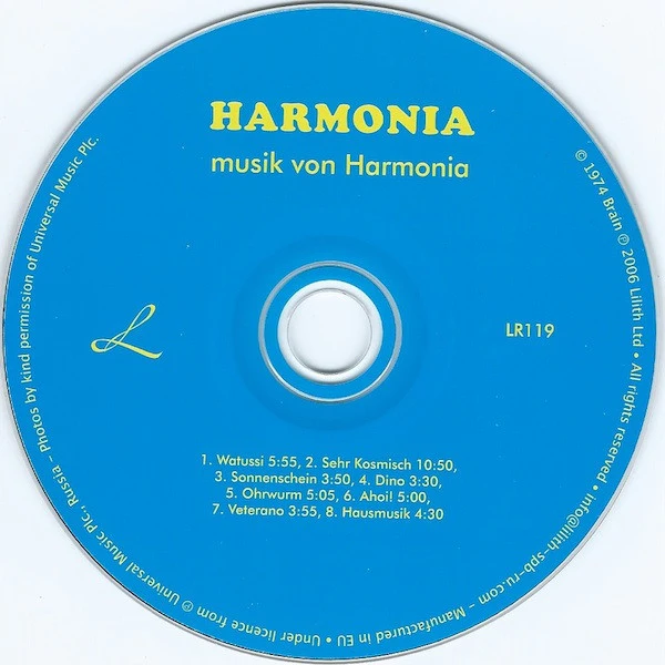 Harmonia - Musik Von Harmonia (CD, Album, RE, Dig) (Very Good Plus (VG+)) - Image 3