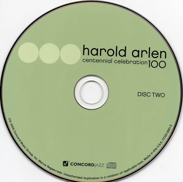 Harold Arlen - Various - Harold Arlen : Centennial Celebration 100 (2xCD, Comp) (Near Mint (NM or M-)) - Image 5