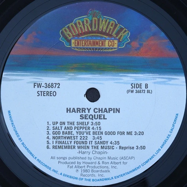 Harry Chapin - Sequel (LP, Album, Pit) (Near Mint (NM or M-)) - Image 4