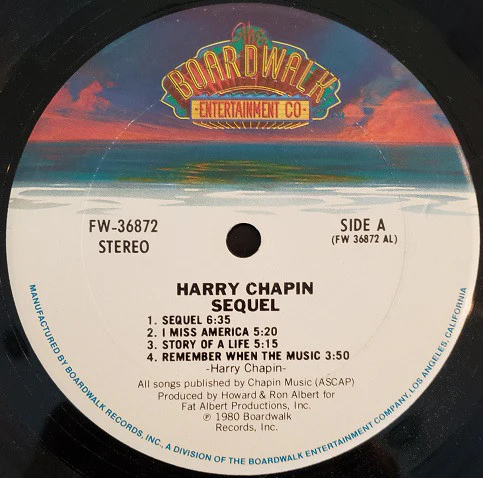 Harry Chapin - Sequel (LP, Album, San) (Very Good (VG)) - Image 3
