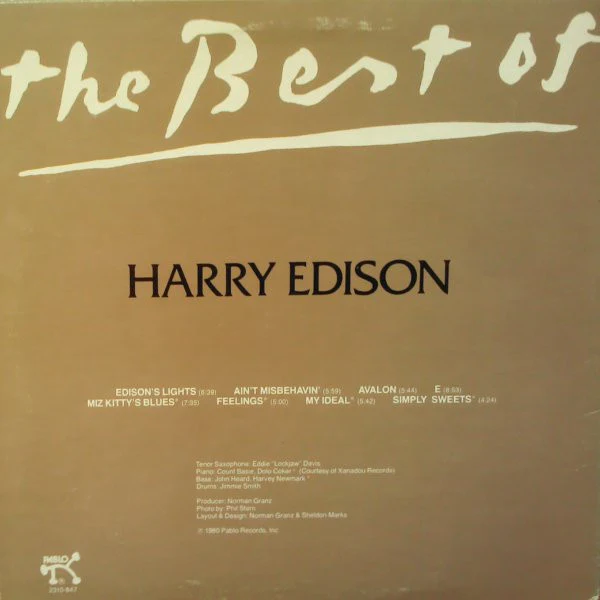 Harry Edison - The Best Of Harry Edison (LP, Comp) (Very Good Plus (VG+)) - Image 2