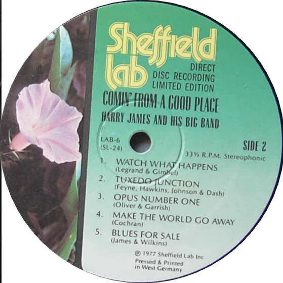 Harry James And His Big Band - Comin' From A Good Place (LP, Ltd) (Very Good Plus (VG+)) - Image 4