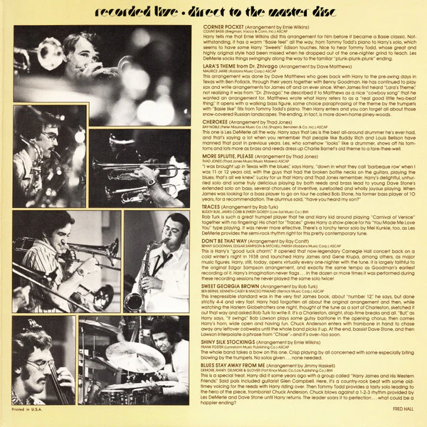 Harry James And His Big Band - The King James Version (LP, Album, Ltd, Gat) (Very Good Plus (VG+)) - Image 3
