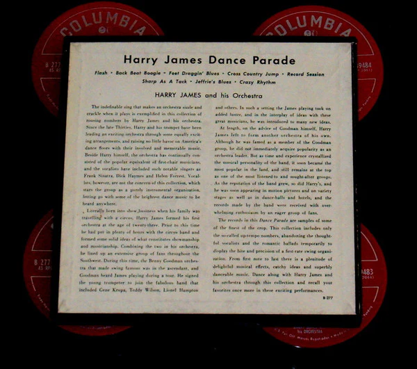 Harry James And His Orchestra - Harry James Dance Parade  (4x7", Comp) (Very Good Plus (VG+)) - Image 2