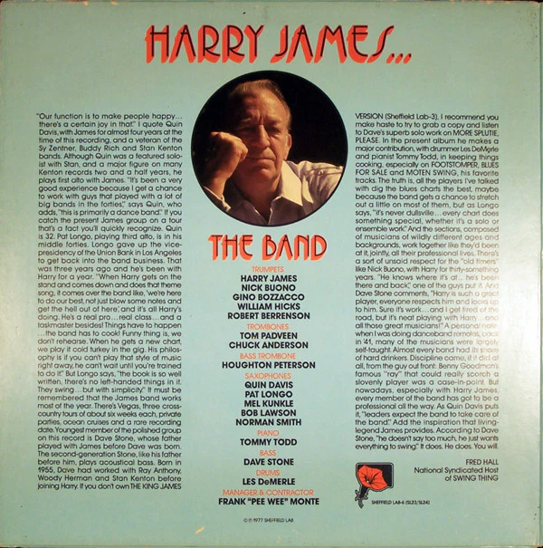 Harry James - Comin' From A Good Place (LP, Album, Ltd) (Very Good Plus (VG+)) - Image 2