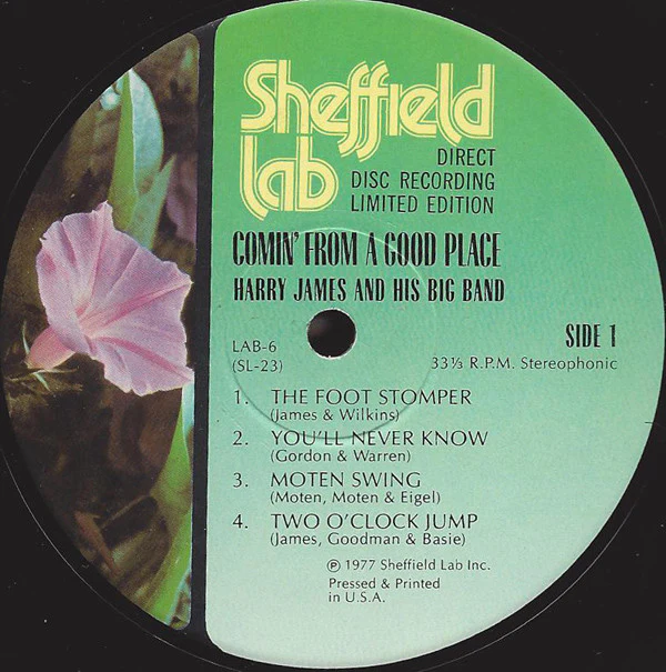 Harry James - Comin' From A Good Place (LP, Album, Ltd) (Very Good Plus (VG+)) - Image 5