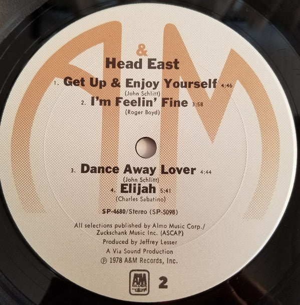 Head East - Head East (LP, Album) (Very Good Plus (VG+)) - Image 4
