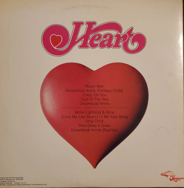 Heart - Dreamboat Annie (LP, Album, SXT) (Very Good Plus (VG+)) - Image 2