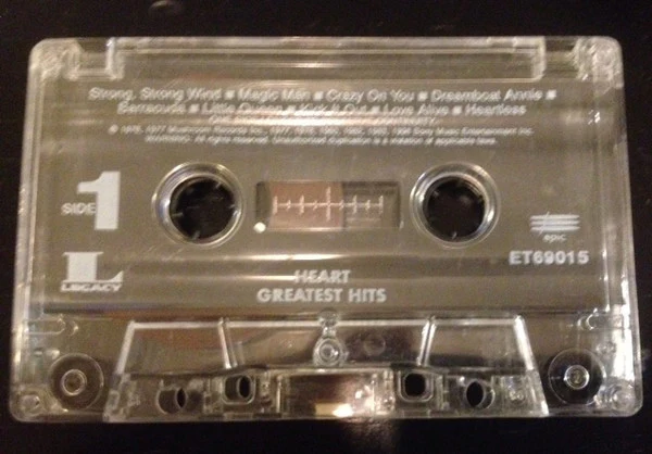 Heart - Greatest Hits (Cass, Comp) (Very Good Plus (VG+)) - Image 3