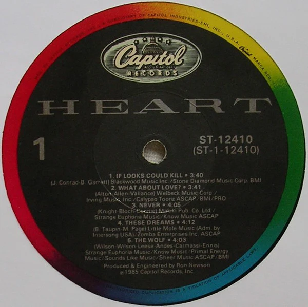 Heart - Heart (LP, Album) (Very Good Plus (VG+)) - Image 3