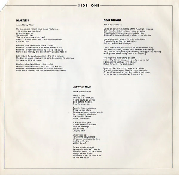 Heart - Magazine (LP, Album, RE, Pit) (Very Good Plus (VG+)) - Image 5