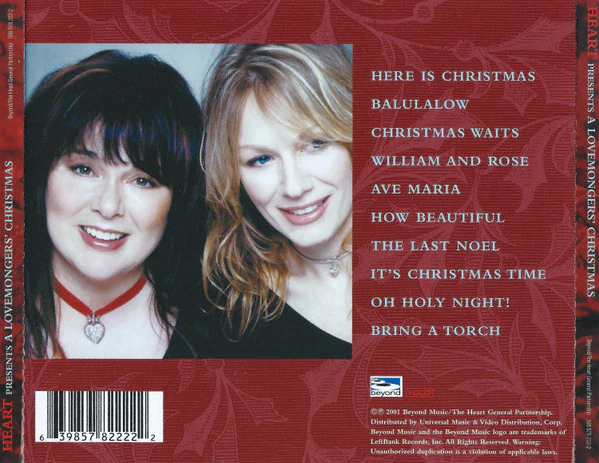 Heart - Presents A Lovemongers' Christmas (HDCD, Album, RE) (Mint (M)) - Image 2