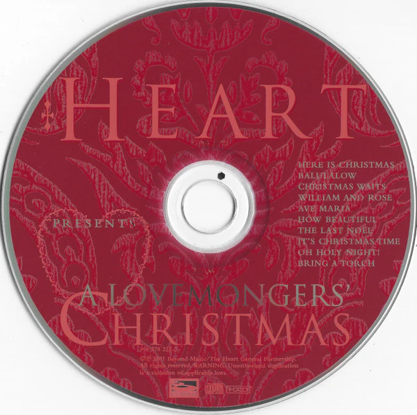 Heart - Presents A Lovemongers' Christmas (HDCD, Album, RE) (Mint (M)) - Image 3