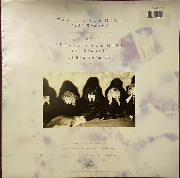 Heart - There's The Girl (12" Remix) (12", Single, Pos) (Very Good Plus (VG+)) - Image 2