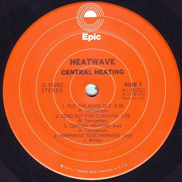 Heatwave - Central Heating (LP, Album, San) (Good Plus (G+)) - Image 3