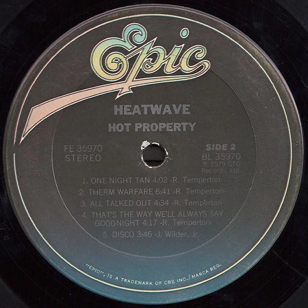 Heatwave - Hot Property (LP, Album) (Very Good Plus (VG+)) - Image 4