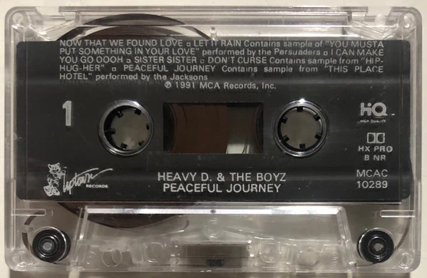 Heavy D. & The Boyz - Peaceful Journey (Cass, Album, No ) (Very Good Plus (VG+)) - Image 3