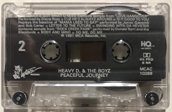 Heavy D. & The Boyz - Peaceful Journey (Cass, Album, No ) (Very Good Plus (VG+)) - Image 4