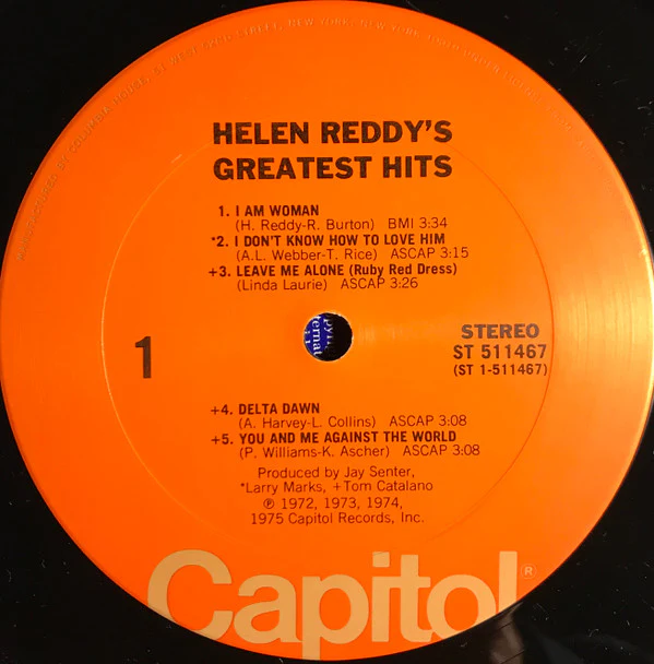 Helen Reddy - Helen Reddy's Greatest Hits (LP, Comp, Club, Col) (Very Good Plus (VG+)) - Image 2