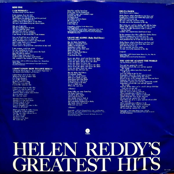 Helen Reddy - Helen Reddy's Greatest Hits (LP, Comp, Club, San) (Very Good Plus (VG+)) - Image 5