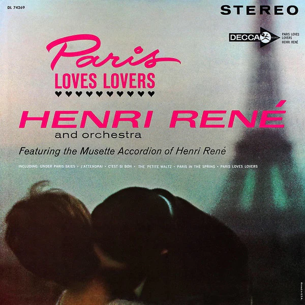 Henri René And His Orchestra - Paris Loves Lovers (LP, Album) (Very Good Plus (VG+))