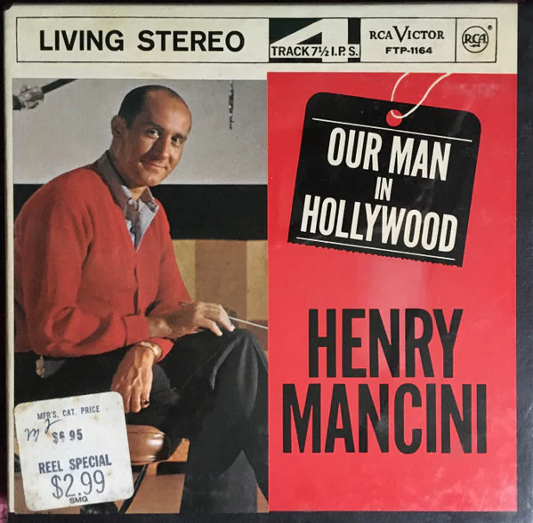 Henry Mancini - Our Man In Hollywood (Reel, 4tr Stereo, 7" Reel) (Very Good Plus (VG+))
