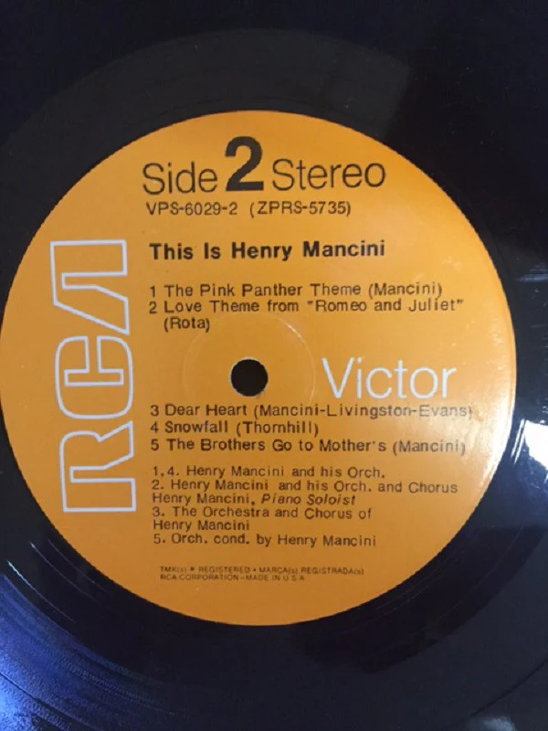 Henry Mancini - This Is Henry Mancini (2xLP, Comp, Ind) (Very Good (VG)) - Image 4