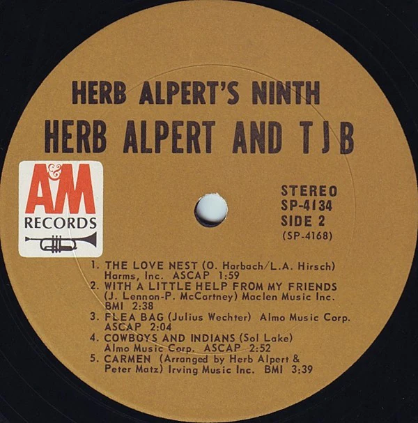 Herb Alpert & The Tijuana Brass - Herb Alpert's Ninth (LP, Album, Ter) (Near Mint (NM or M-)) - Image 4
