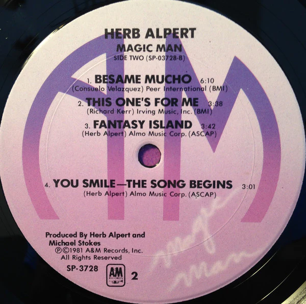 Herb Alpert - Magic Man (LP, Album) (Near Mint (NM or M-)) - Image 5