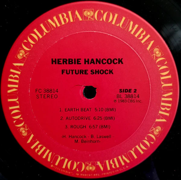 Herbie Hancock - Future Shock (LP, Album, Pit) (Very Good Plus (VG+)) - Image 4