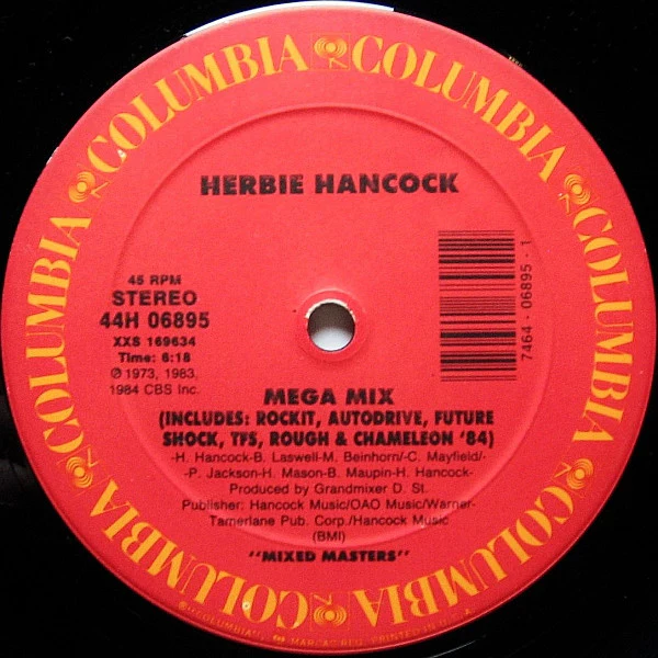 Herbie Hancock - Rockit / Mega Mix (12") (Very Good Plus (VG+)) - Image 2