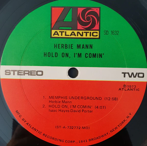 Herbie Mann - Hold On, I'm Comin' (LP, Album, Tri) (Very Good (VG)) - Image 4