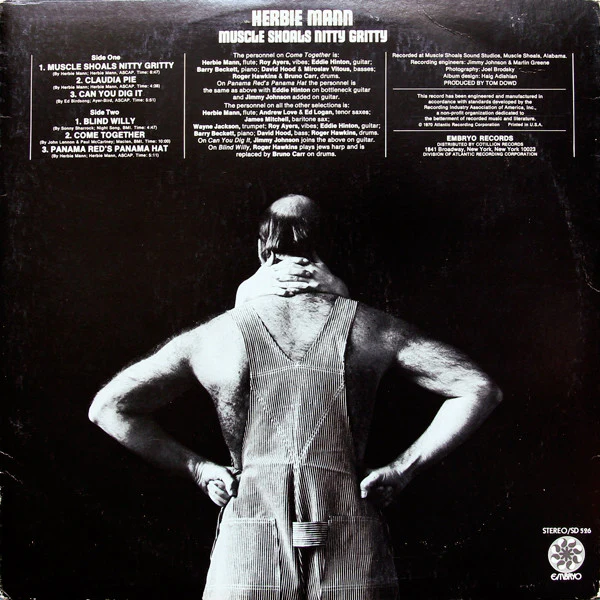 Herbie Mann - Muscle Shoals Nitty Gritty (LP, Album, Club, PR) (Very Good Plus (VG+)) - Image 2